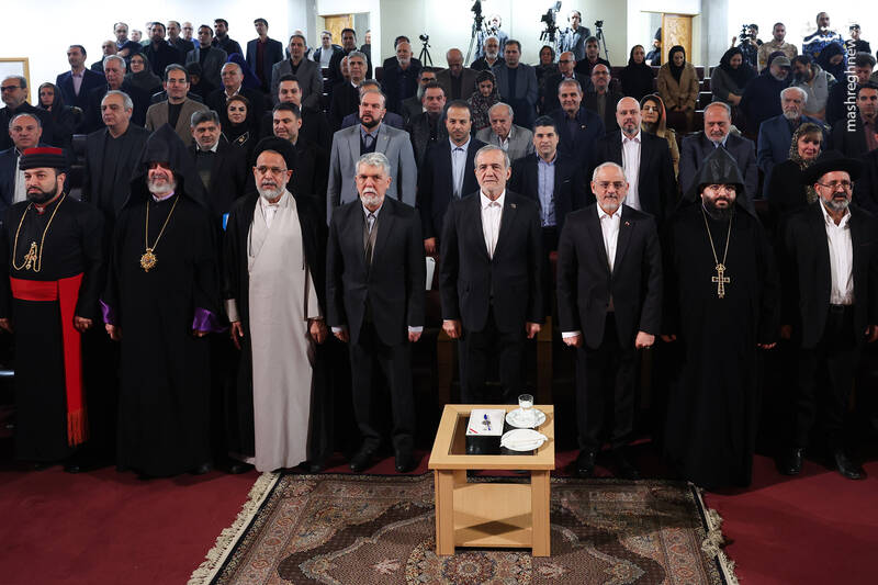 دیدارآقای دکترمسعود پزشکیان؛ ریاست جمهوری اسلامی ایران با رهبران و پیروان ادیان توحیدی